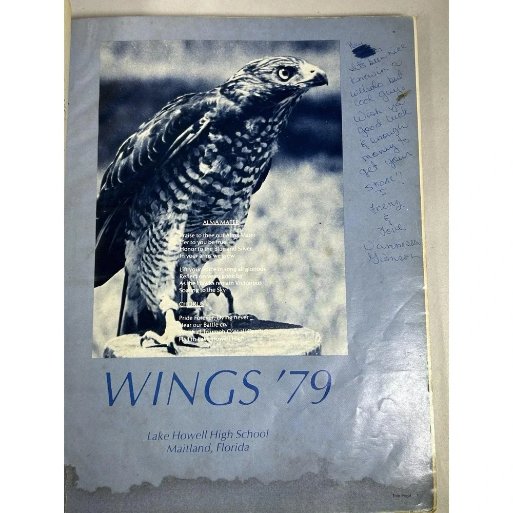 Vintage 1979 Lake Howell High School Maitland Florida Yearbook Collectible Pics